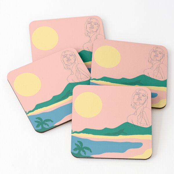 Item preview, Aesthetic beach sunset picture designed and sold by Eddie Phelan.