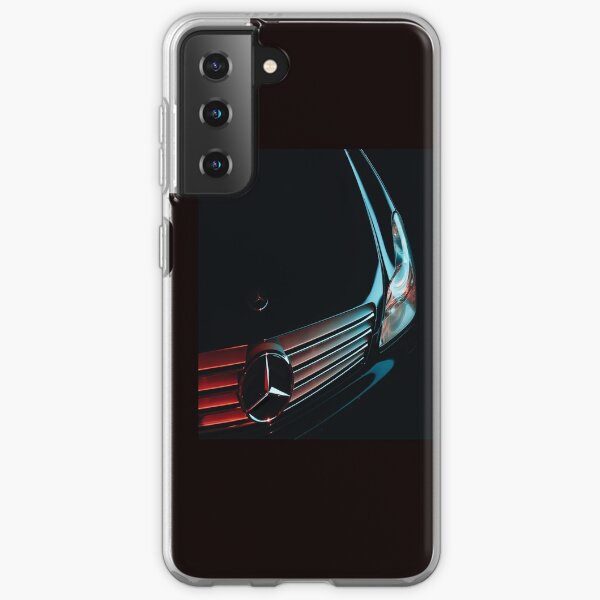 Mercedes benz noir Coque souple Samsung Galaxy