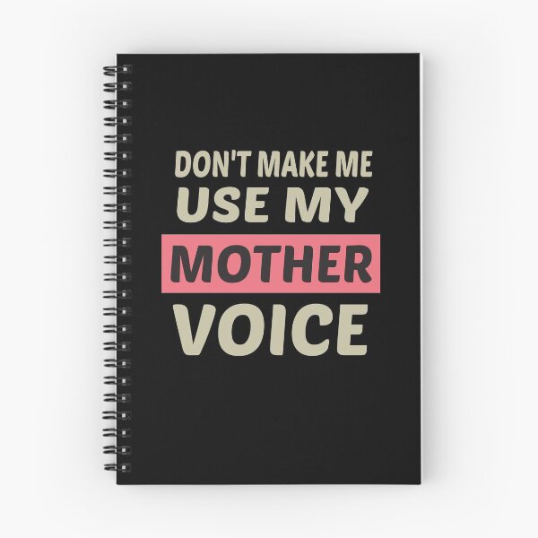 Item preview, Don't Make Me Use My Mother Voice, Cute Funny Gift Idea For Mom designed and sold by awesomedraw.