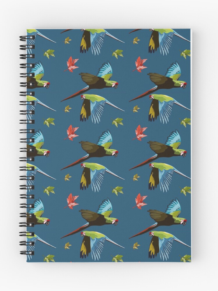 Thumbnail 1 of 3, Journal, Parrots Pattern designed and sold by PixiePixelShop.