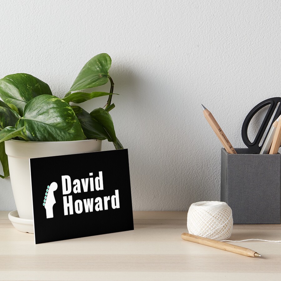 David Howard Logo Wear! Art Board Print