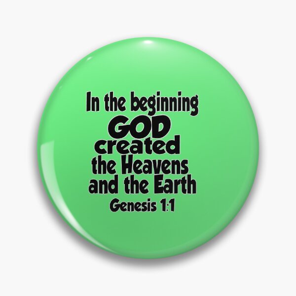 Item preview, In the beginning God created the heavens and the earth. designed and sold by BibleGears.