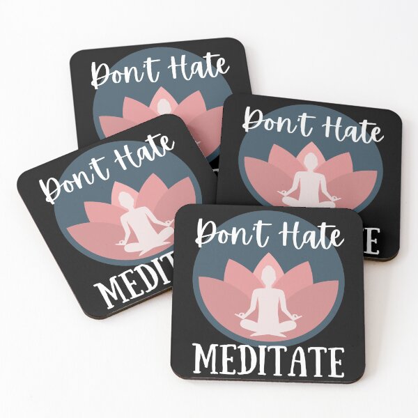 Item preview, Don't Hate Meditate Yoga designed and sold by Murraysworkout.