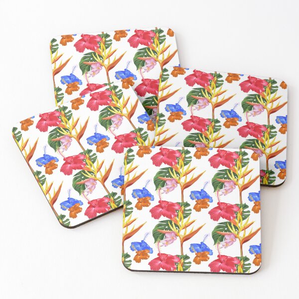 Item preview, Tropical Plants Pattern designed and sold by PixiePixelShop.
