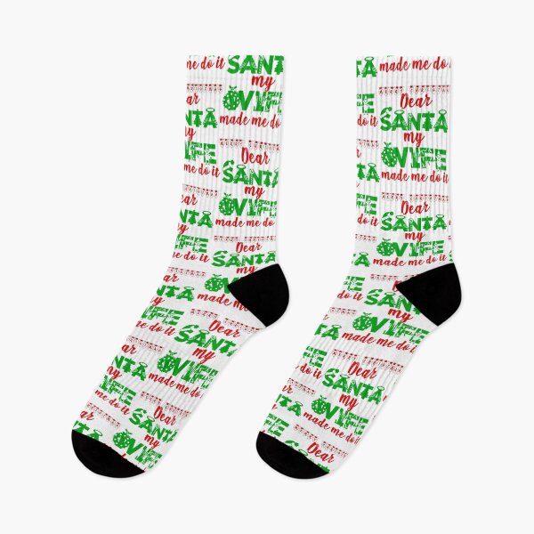 Item preview, Dear santa my wife made me do it funny santa claus christmas designed and sold by GoodyLeo.