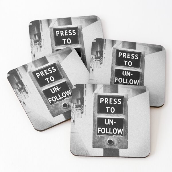 Item preview, Press to Unfollow designed and sold by teetata.