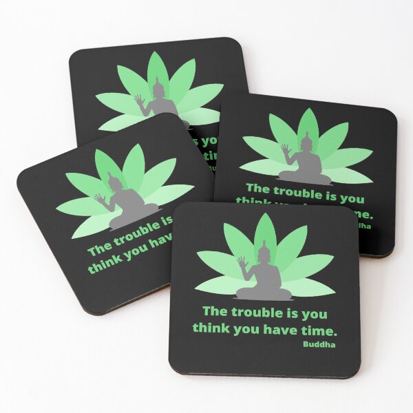 Item preview, Buddha Trouble is you think you have time designed and sold by PlantDemia.