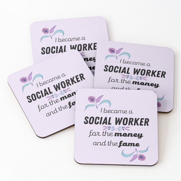 Item preview, For The Money And The Fame - Social Worker Gifts designed and sold by GasparArts.