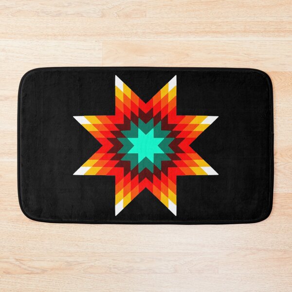 Item preview, Star Quilt Pattern - Fire Colors designed and sold by Niibidoon.