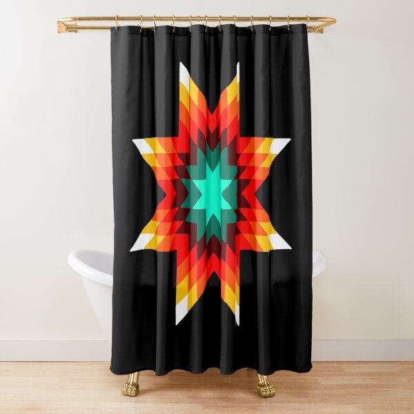Item preview, Star Quilt Pattern - Fire Colors designed and sold by Niibidoon.