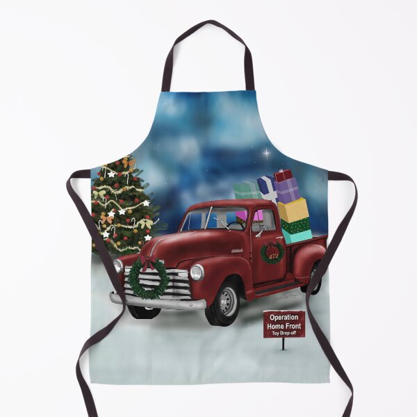 Item preview, Red Truck Christmas scene designed and sold by Sarah-Lynn Brown.