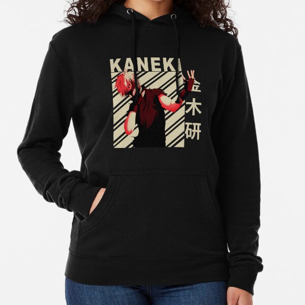 Ken kaneki - Art Vintage Sweat à capuche léger