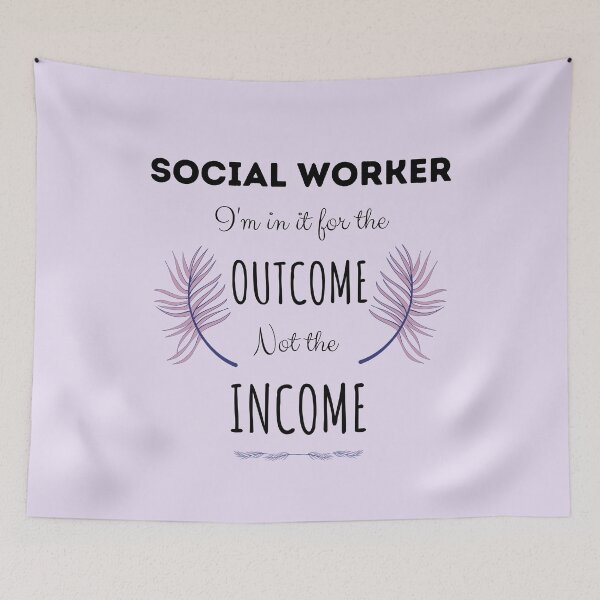 Item preview, Outcome Not Income - Social Worker Gifts designed and sold by GasparArts.