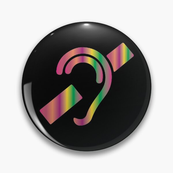 Item preview, Symbol for the Hearing Impared - Multicolored designed and sold by smnessen.
