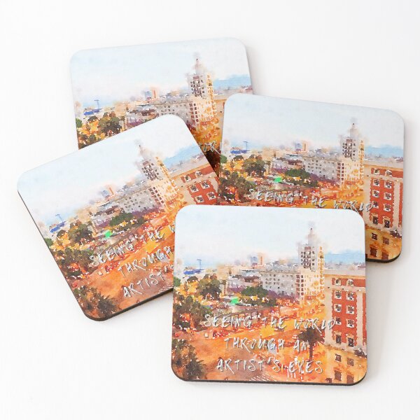 Item preview, Skyline Watercolor - Seeing through Artist's Eyes designed and sold by HeatherEthereal.