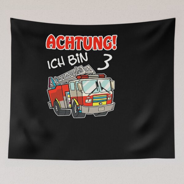 Item preview, Boys 3rd Birthday Firefighters T-Shirt I'm 3 years designed and sold by Renergie.