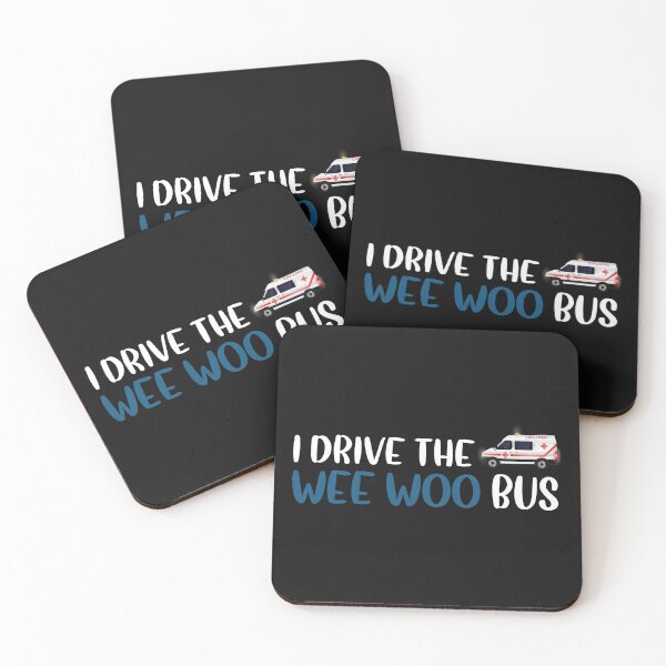 Item preview, I Drive The Wee Woo Bus designed and sold by Life Shop.