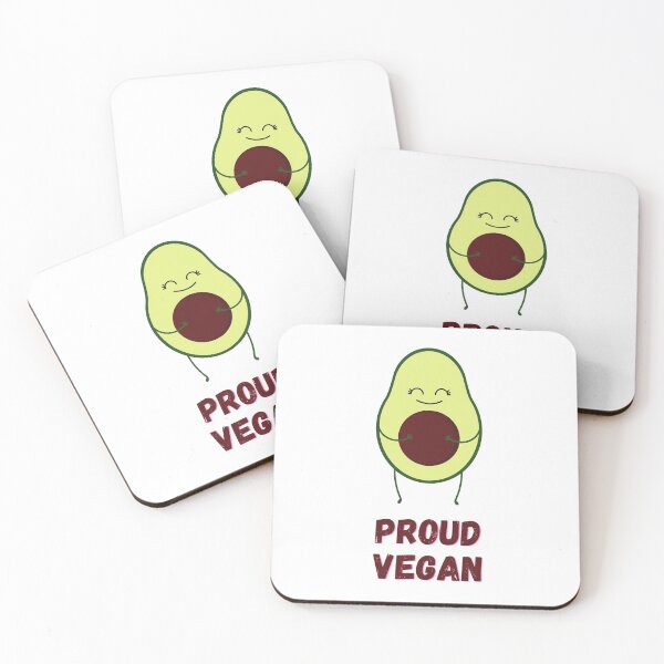 Item preview, Proud vegan avocado designed and sold by PlantDemia.