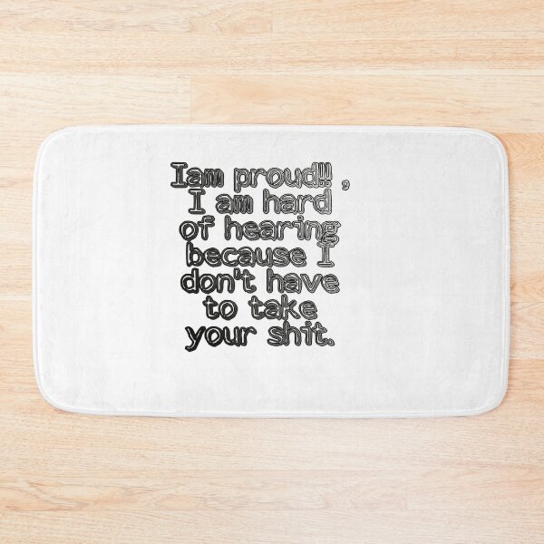 Item preview, Hard of hearing (hearing impaired)  designed and sold by Slangt-shirt.
