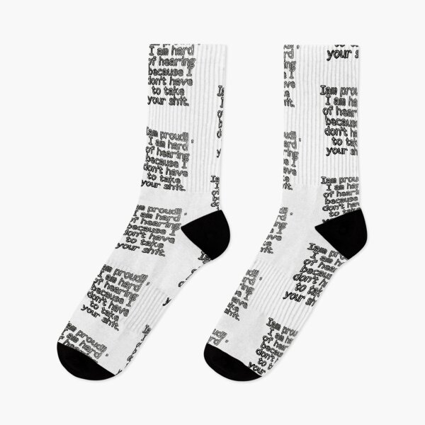 Item preview, Hard of hearing (hearing impaired)  designed and sold by Slangt-shirt.