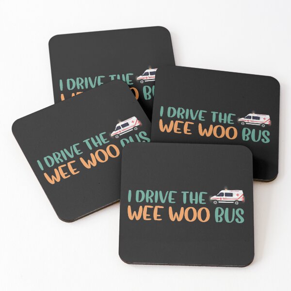 Item preview, I Drive The Wee Woo Bus designed and sold by Life Shop.