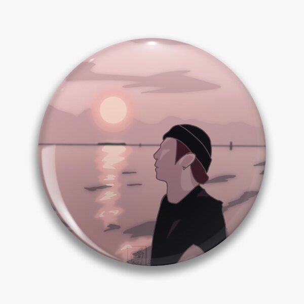 Item preview, Namjoon Peach Sunset designed and sold by milkteaz.