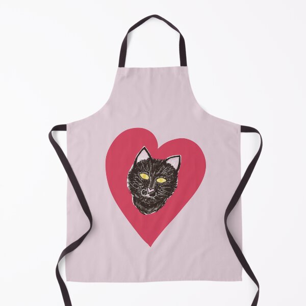Artikelvorschau, Black cat red heart entworfen und verkauft von Luaillustration.