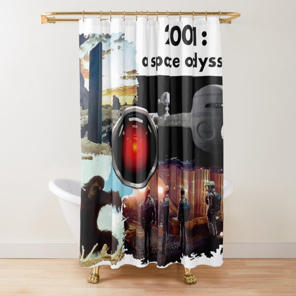 Copy of 2001 Copy space Shower Curtain