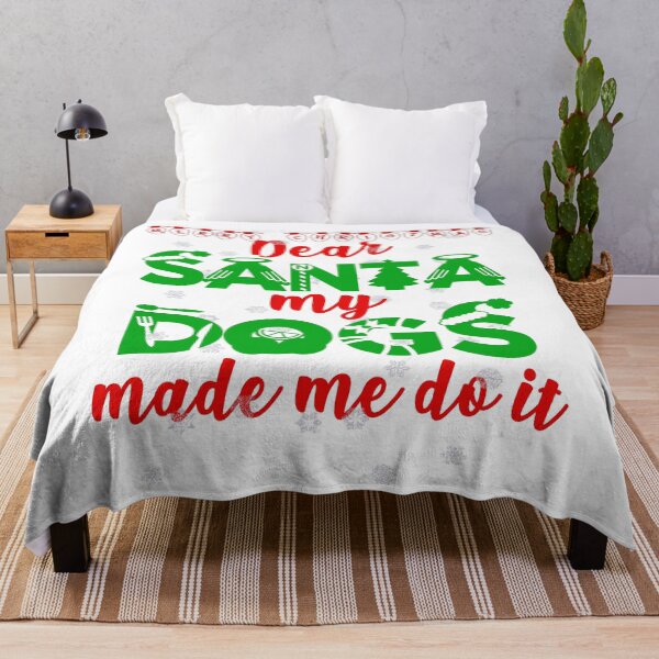 Item preview, Dear santa my dogs made me do it funny santa claus christmas designed and sold by GoodyLeo.