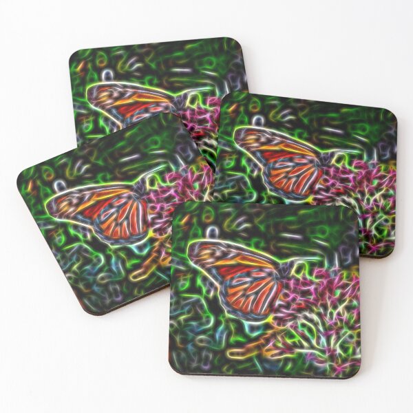 Item preview, Butterfly and flowers - digital art work designed and sold by OE993.