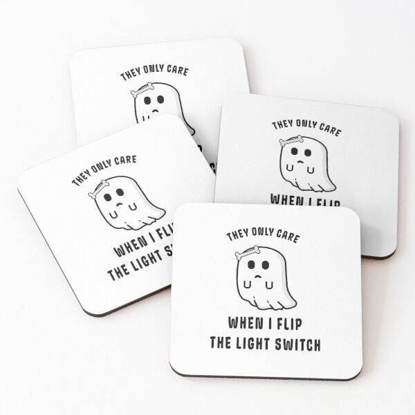 Item preview, Cute Ghost They Only Care When I Flip The Light Switch designed and sold by Marzuqi Che Rose.