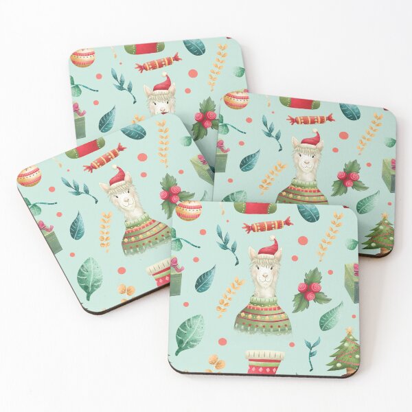 Item preview, Christmas Llama, Farm Animal, Funny Xmas Llama, Merry Christmas designed and sold by StrayLeaves.