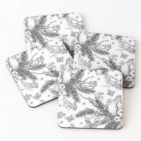 Item preview, B&W Spring Birds designed and sold by mischellero.