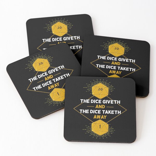Item preview, D20 Dice Giveth and Taketh Away RPG Games Tabletop designed and sold by MGO-Design.