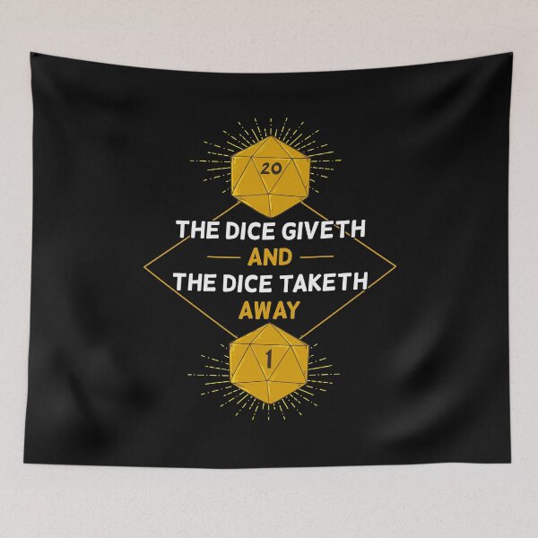 Item preview, D20 Dice Giveth and Taketh Away RPG Games Tabletop designed and sold by MGO-Design.