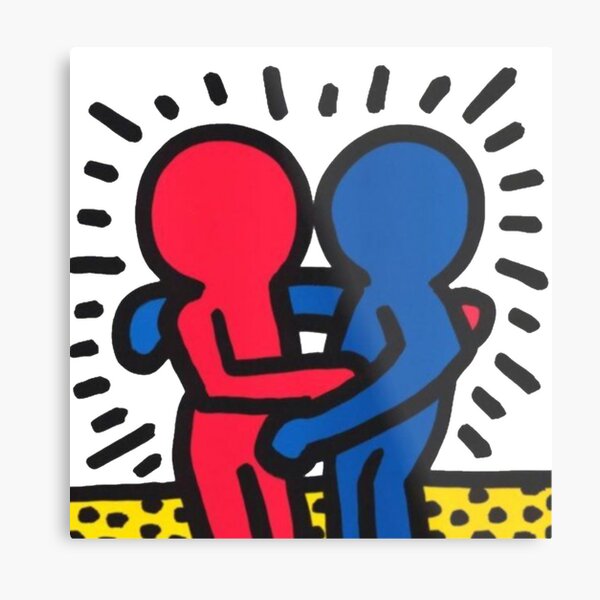 haring pop art Metal Print