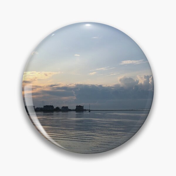 Item preview, Atardecer Cloudy Ocean City designed and sold by KingRockStudios.