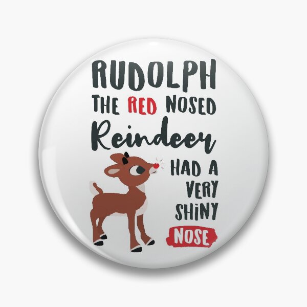Item preview, Classic Rudolph the Red Nosed Reindeer Typography © GraphicLoveShop designed and sold by Graphic Love Shop.