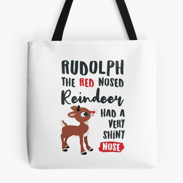 Item preview, Classic Rudolph the Red Nosed Reindeer Typography © GraphicLoveShop designed and sold by Graphic Love Shop.
