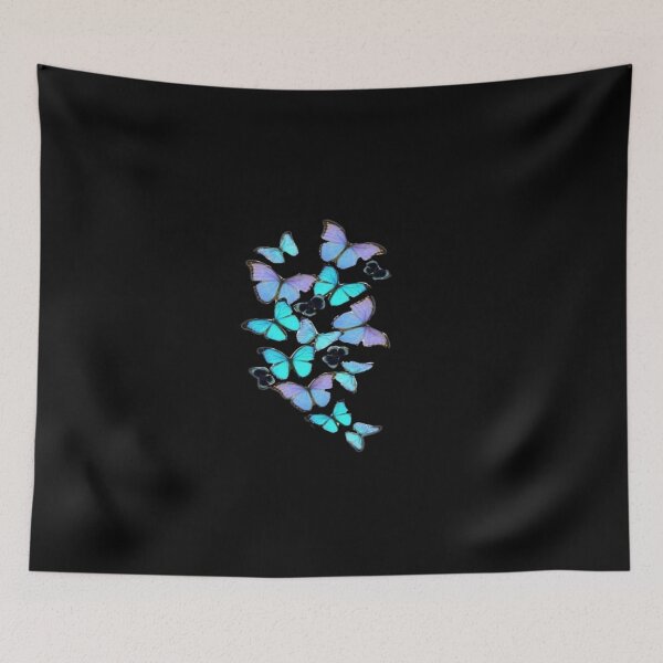 Item preview, Blue cute butterfly pattern for butterfly lover designed and sold by Slangt-shirt.