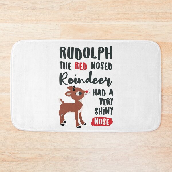 Item preview, Classic Rudolph the Red Nosed Reindeer Typography © GraphicLoveShop designed and sold by Graphic Love Shop.