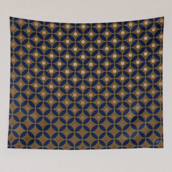 Item preview, GEOMETRIC CIRCLES - BEIGE designed and sold by PrachiManerikar.