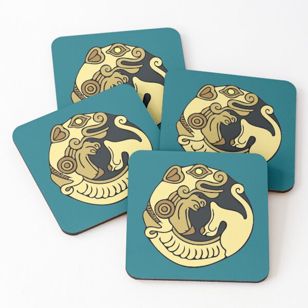 Item preview, Scythian roller animal / wild animal - timeless abstraction designed and sold by LeahHa.