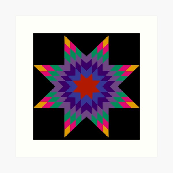 Item preview, Star Quilt Pattern designed and sold by Niibidoon.