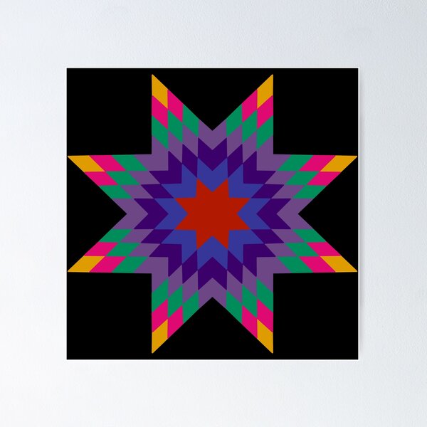 Item preview, Star Quilt Pattern designed and sold by Niibidoon.