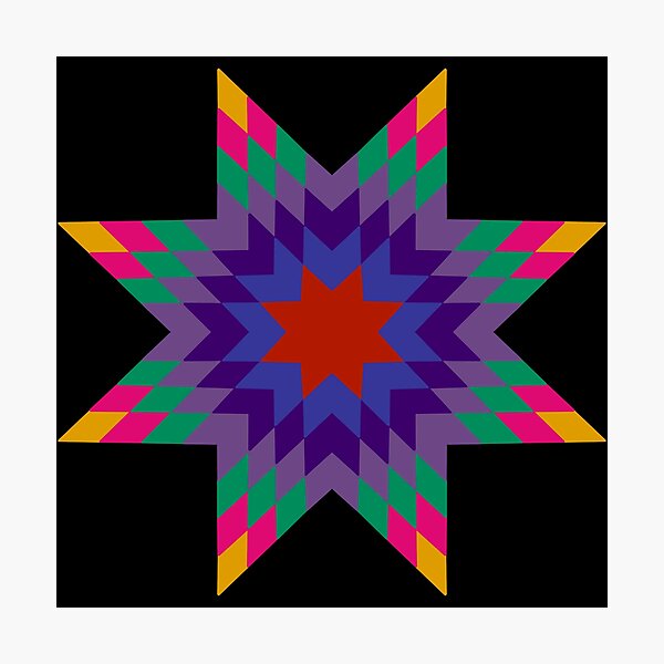 Item preview, Star Quilt Pattern designed and sold by Niibidoon.