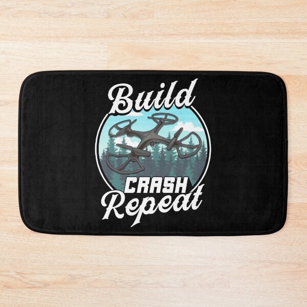 Item preview, Build Crash Repeat Funny Drone Pilot Flying Pun designed and sold by perfectpresents.