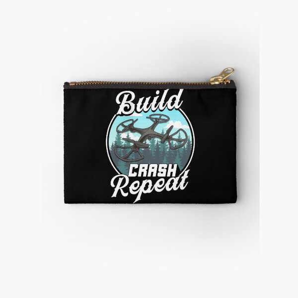 Item preview, Build Crash Repeat Funny Drone Pilot Flying Pun designed and sold by perfectpresents.