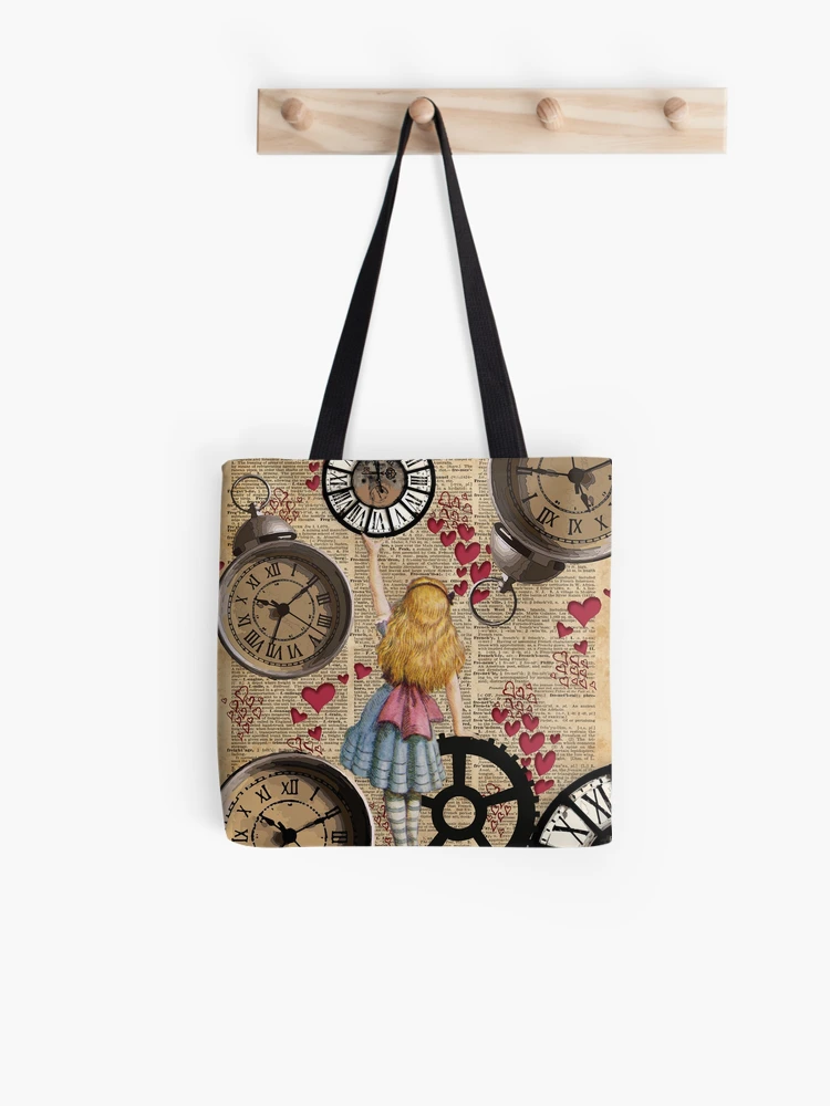 Alice in Wonderland Tote Bag Humpty Dumpty Tote Bag Alice in 