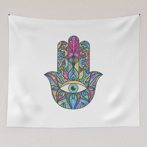 Item preview, Hamsa, symbol, amulet of happiness, luck, health, and good fortune designed and sold by RoManSmArt.